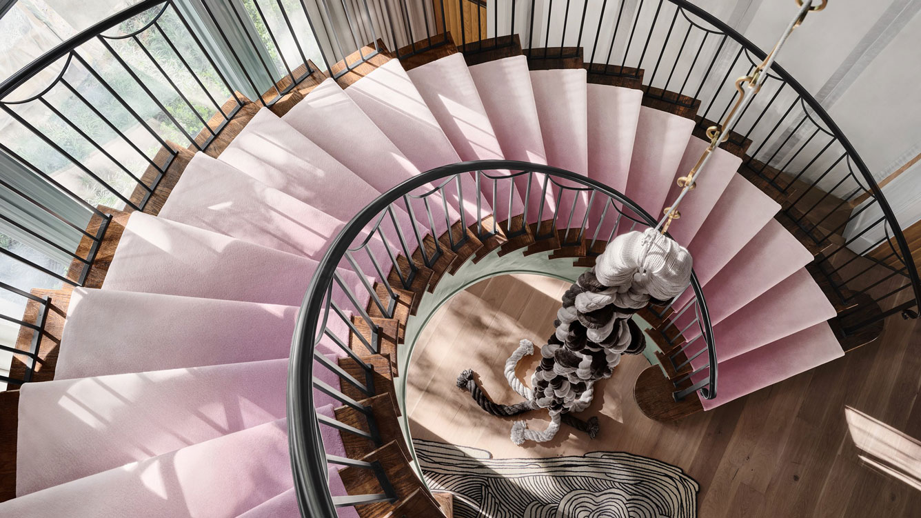 Custom staircase project by Christina Kim Interior Design