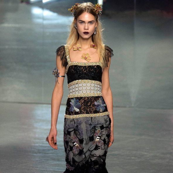 Rodarte - inspiration from runway after which Daphne was created