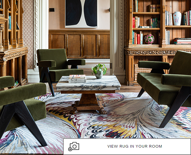 Navigate to product page and select the 'View Rug in Your Room' button